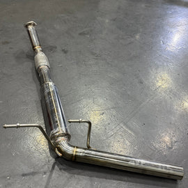 Side exit stainless steel exhaust for Delica L300