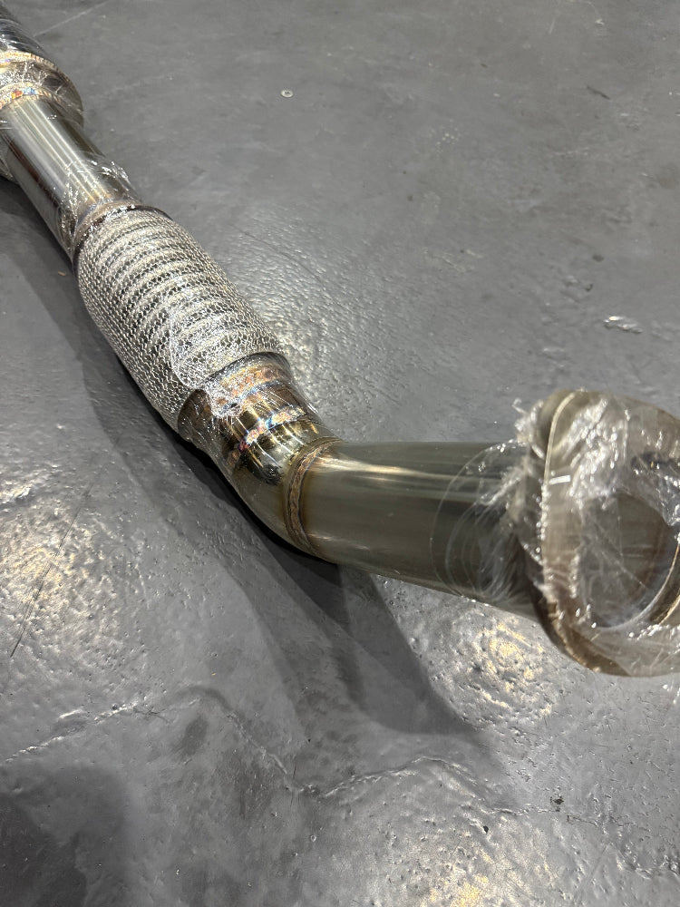 Side exit stainless steel exhaust for Delica L300